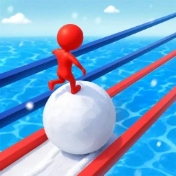 Icône de Snow Race 3D: Fun Ball Racing
